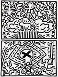 Keith Haring, Untitled, 1982, Offset lithograph