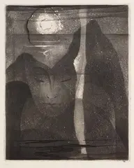 Alexander Friedrich, Das Abbild (Opus V, 1919-1921), Etching and aquatint