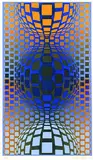 Victor Vasarely, Ran, Silkscreen in colours