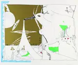 Dieter Roth, 3 Bll. Kompositionen, 1970, Silkscreen in colours