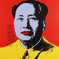 Mao by Andy Warhol, Silkscreen in colours, sold Oct 2005