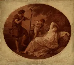 Angelika Kauffmann, Cupidos Zeitvertreib (Cupid´s Pastime), 1786, Etching