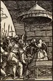 Albrecht Altdorfer, Pilatus wäscht sich die Hände, 1513, Woodcut