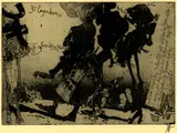 Horst Janssen, 3 Bll.: Lever dot as Sklav. Der Angler. Kastanien-Land, 1983, Etching