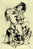 Novize II by Karl Hofer, 1922, Lithograph, sold Oct 2005