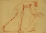 Ludwig von Hofmann, Sich abstützender Akt