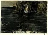 Horst Janssen, 2 Bll.: Sommerwind. Regenlandschaft, 1982, Etching