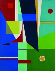 K. Kassel, Kommunikation, 1996, Acrylic on canvas