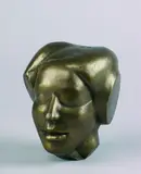 Lutz Brockhaus, Frauenkopf (Isis). 1975, Bronze