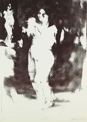 Christian Rickert, 8 Bll. Figürliche Kompositionen, 1967, Silkscreen in colours