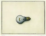 Friedrich Meckseper, 2 Bll.: Drei Kilometersteine. Birne, Etching and aquatint in colours