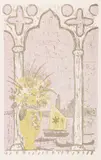 Max Peiffer Watenphul, Venezianisches Fenster, 1968, Lithograph in colours