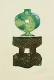 Ferdinand Springer, Reden und Gleichnisse des Tschuang Tse, Etching in colours