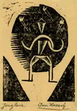 Jan Zrzavý, Jongleur, Linocut