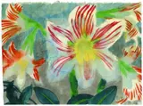 Amaryllisblüten by Emil Nolde, 1930, Watercolour, sold May 2005