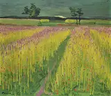 Max Pechstein, Blühendes Kornfeld, 1928, Oil on canvas