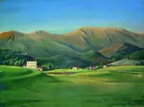 Tessiner Landschaft by Karl Hofer, 1925, Oil on canvas, sold May 2005