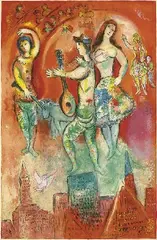 Carmen by Marc Chagall, 1967, Lithograph in colours, sold May 2005