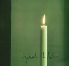 Kerze I by Gerhard Richter, 1988, Farboffset auf Papier, sold May 2005