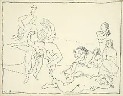 Danses by Pablo Picasso, 1954, Lithograph, sold May 2005