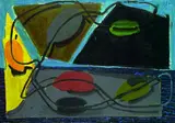 Markus Lüpertz, Ohne Titel, Oil on canvas