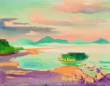 Max Pechstein, Chiemsee-Ufer