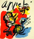 Karel Appel, Komposition, 1960, Gouache