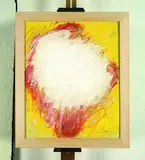 Ohne Titel by Arnulf Rainer, 1953, Oil, sold Mar 2005