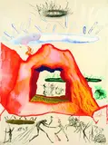 Alchimie des philosophes by Salvador Dalí, 1976, Drypoint, sold Mar 2005