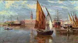 Antonietta Brandeis, Blick auf den Dogenpalast, Venedig