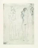Pablo Picasso, La Toilette de la Mère, 1905, Etching
