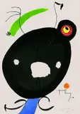 Joan Miró, From: Quatre colors aparien el món.., 1975, Etching and aquatint