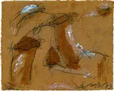 Emil Schumacher, GE-23/1993, 1993, Tempera