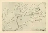 Odalisque couchée by Henri Matisse, 1923, Etching, sold Mar 2005