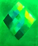Die Palette Cezanne's by Heinz Mack, 1996, Acrylic on canvas, sold Mar 2005