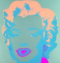 Marilyn Monroe by Andy Warhol, Silkscreen, sold Mar 2005