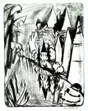 Erich Heckel, Tübingen, 1920, Lithograph