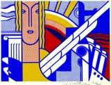 Roy Lichtenstein, Modern Art Poster, 1967, Silkscreen in colours