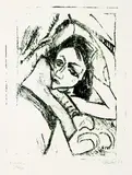 Erich Heckel, Ruhende, 1913, Lithograph