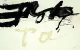 Antoni Tàpies, Équation, 1987, Etching and aquatint in colours