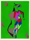 Arlecchino by Marino Marini, 1974, Etching and aquatint in colours, sold Mar 2005