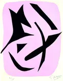 Georges Braque, From: Si je mourais là-bas, 1962, Woodcut in colours