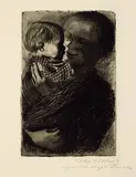 Käthe Kollwitz, Mutter mit Kind auf dem Arm, 1910, Etching