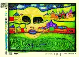 Irinaland über dem Balkan by Friedensreich Hundertwasser, 1971, Silkscreen in colours, sold Mar 2005