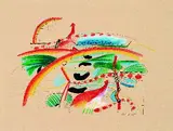 Peter Brüning, Ohne Titel, 1965, Indian ink