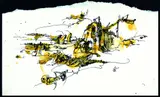Svanshall verkehrt by Horst Janssen, Indian ink, sold Mar 2005