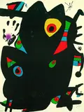 Montroig 2 by Joan Miró, 1974, Lithograph in colours, sold Mar 2005