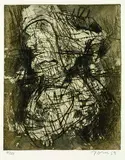 Asger Jorn, 4 sheets: Abstrakte Kompositionen, 1958, Etching and aquatint