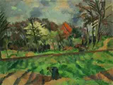 Ernst Isselmann, Frühlingslandschaft, 1913, Oil on canvas