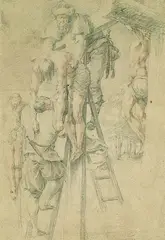 Giuseppe Cesari, Kreuzabnahme, Red chalk
